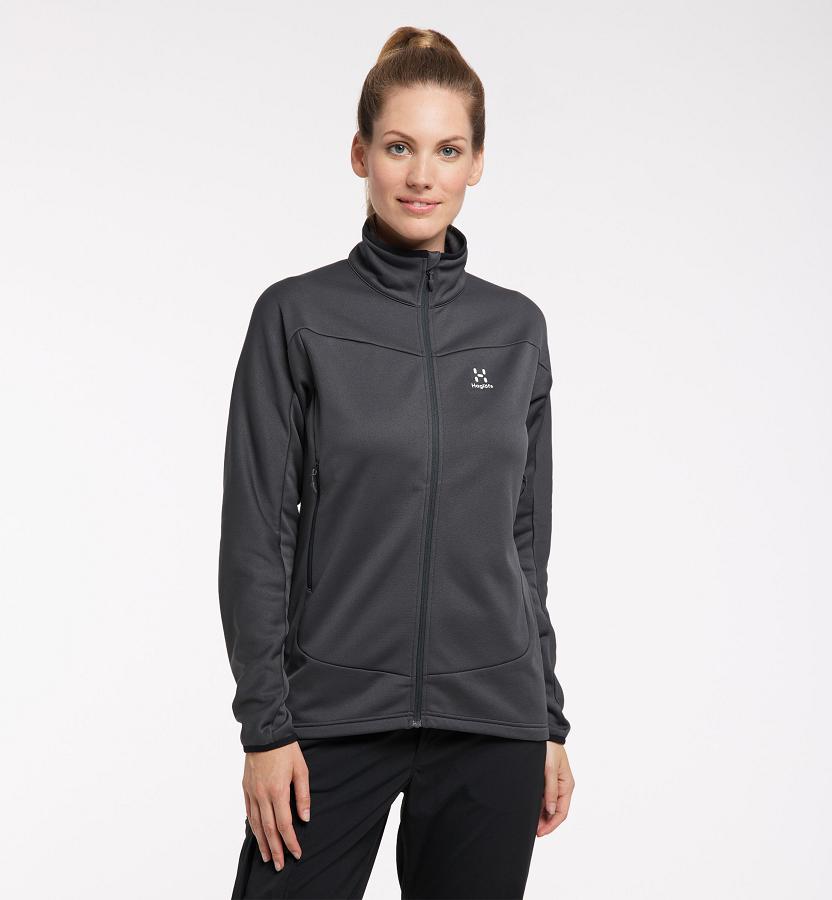 Haglöfs Womens Frost Mid Layer Black New Zealand 35792YKML